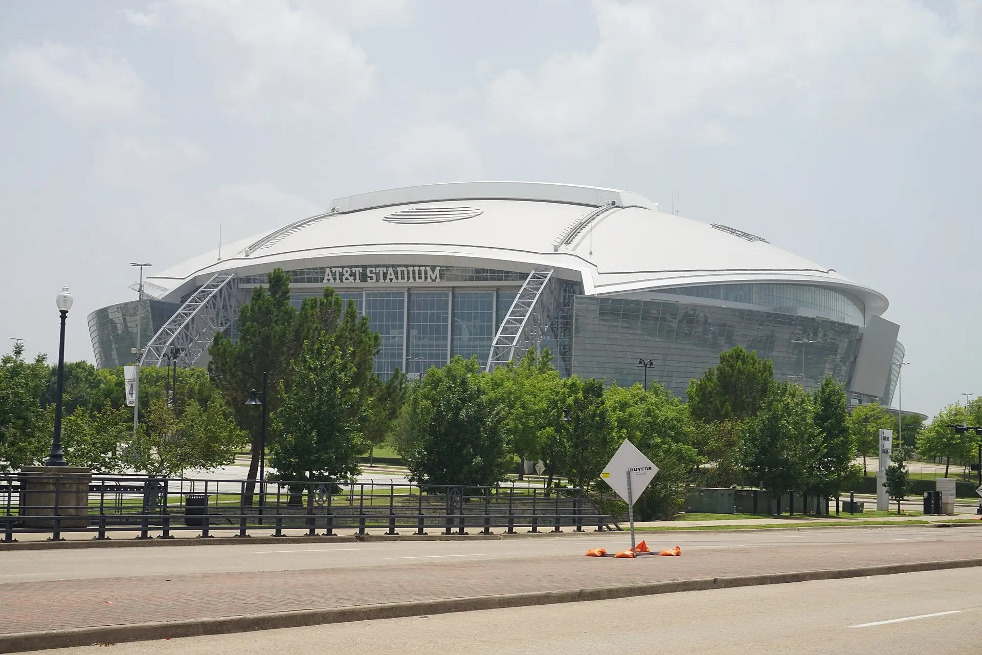 AT&T Stadium exterior in Arlington, Texas, June 2020